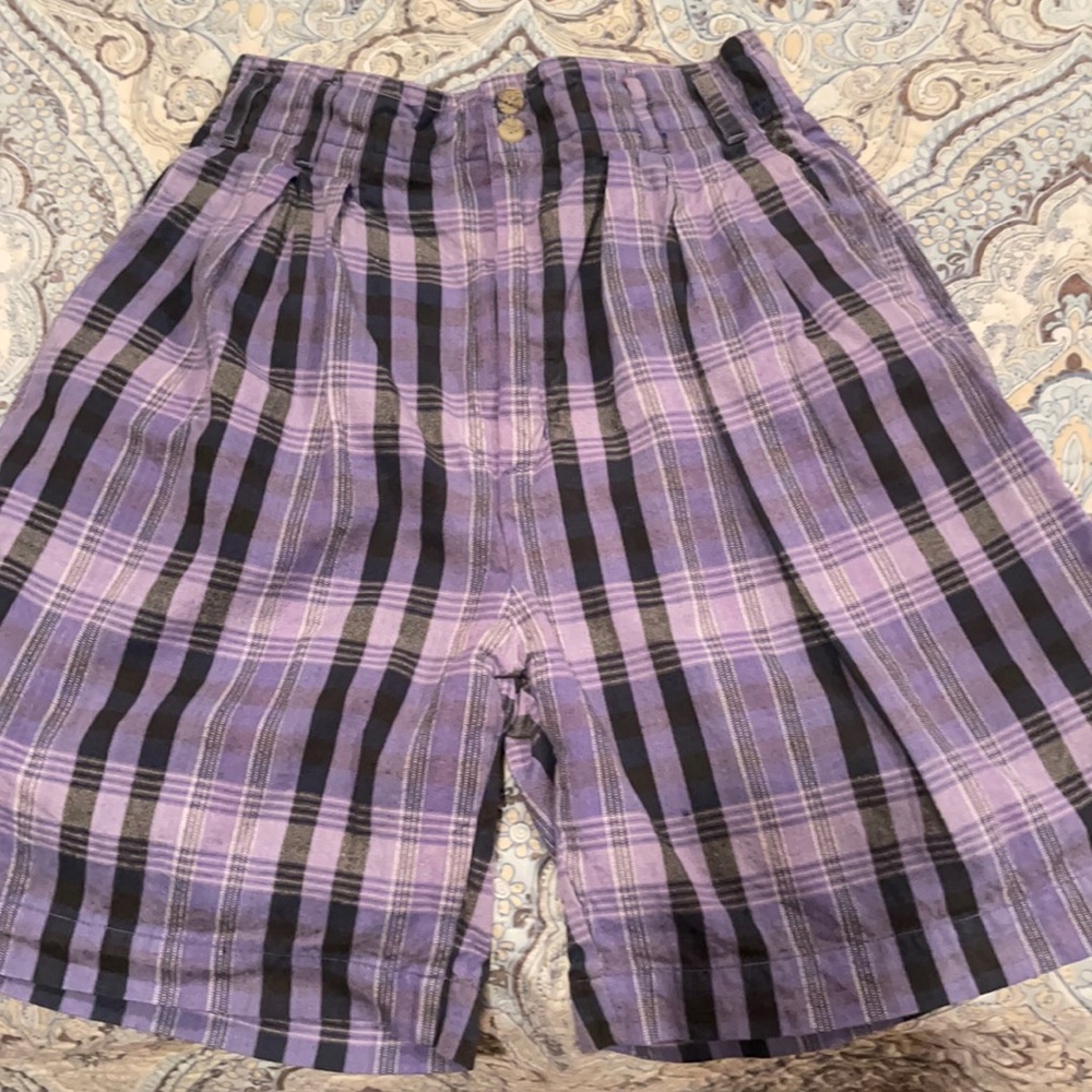 Plaid Bermuda Shorts